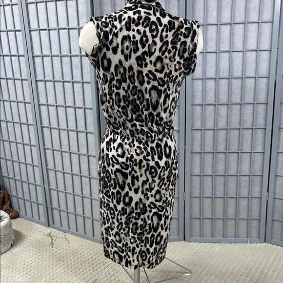 Femme Chic Leopard Print Dress, Size Medium - Picture 3 of 8